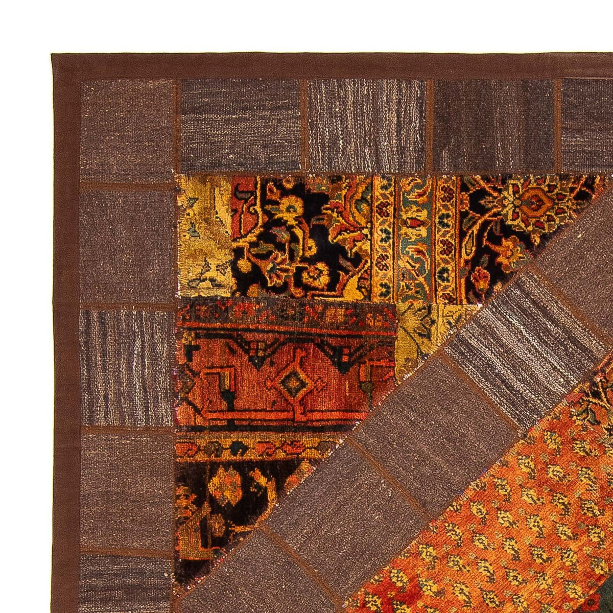 Tapis Kelim - Oriental carré  - 180 x 179 cm - multicolore
