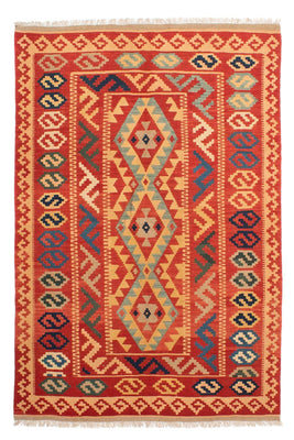 Tapis Kelim - Oriental - 245 x 174 cm - rouge