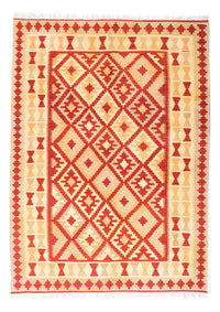 Tapis Kelim - Oriental - 211 x 155 cm - rouge