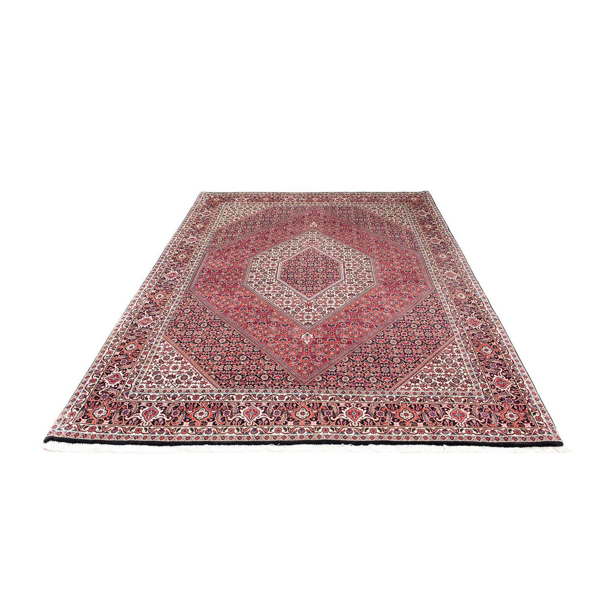 Tapis persan - Bidjar - 243 x 171 cm - rouge clair