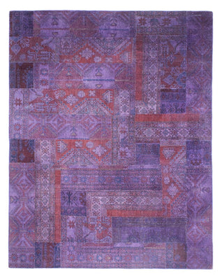 Tapis patchwork - 299 x 239 cm - violet