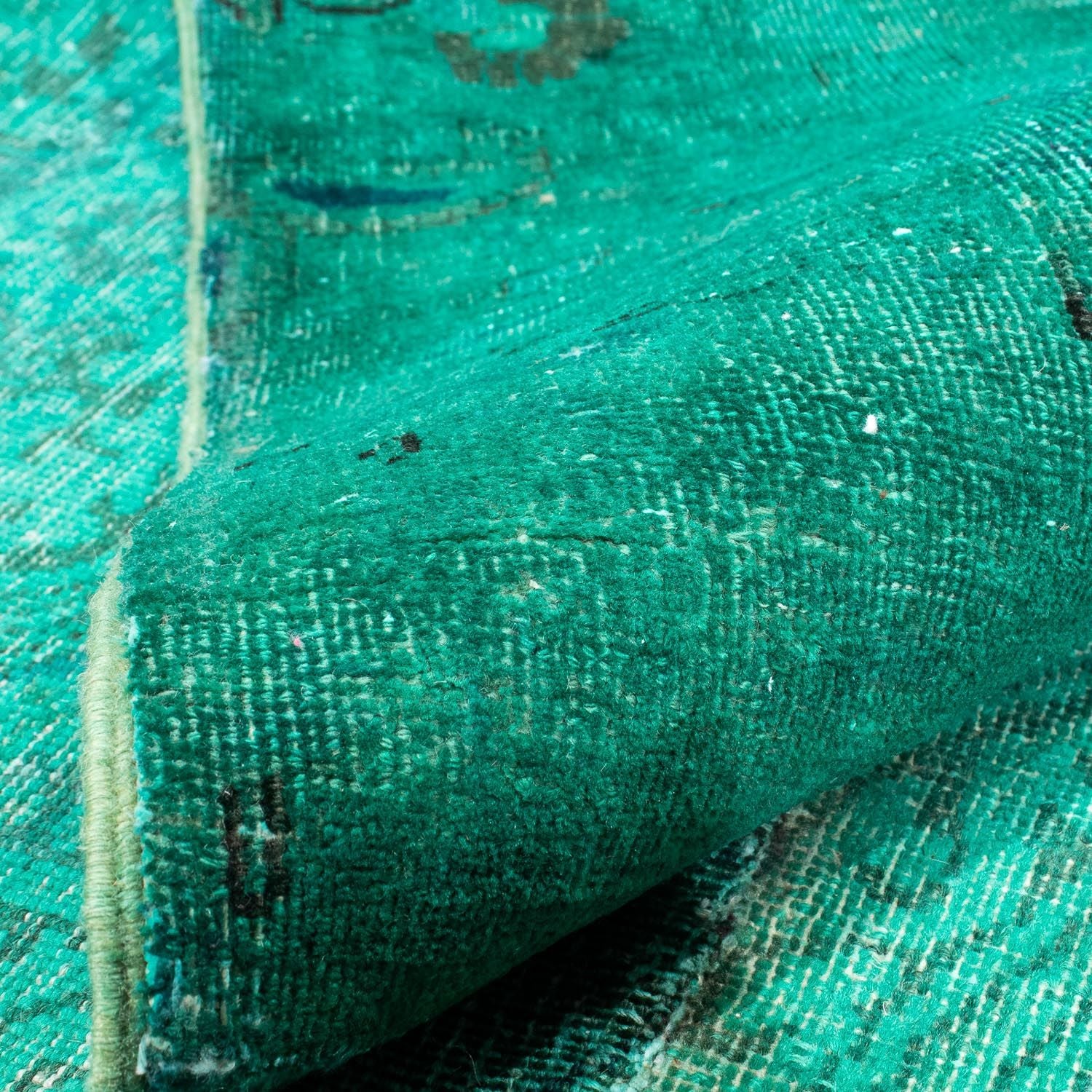 Tapis patchwork - 297 x 231 cm - turquoise