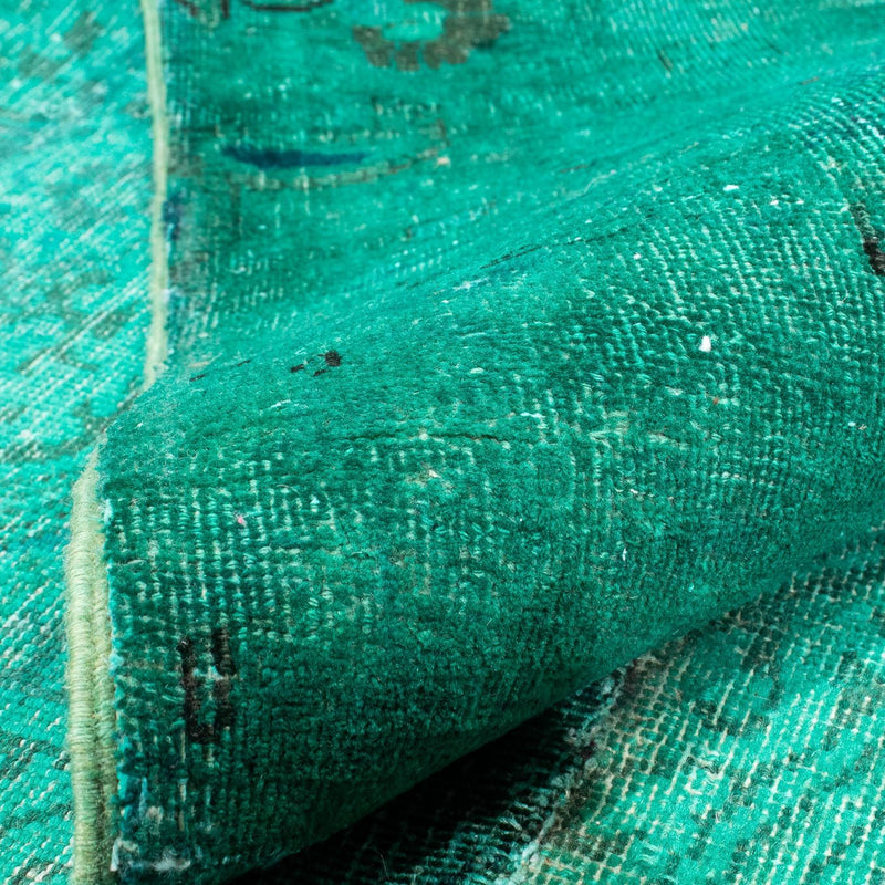 Tapis patchwork - 297 x 231 cm - turquoise