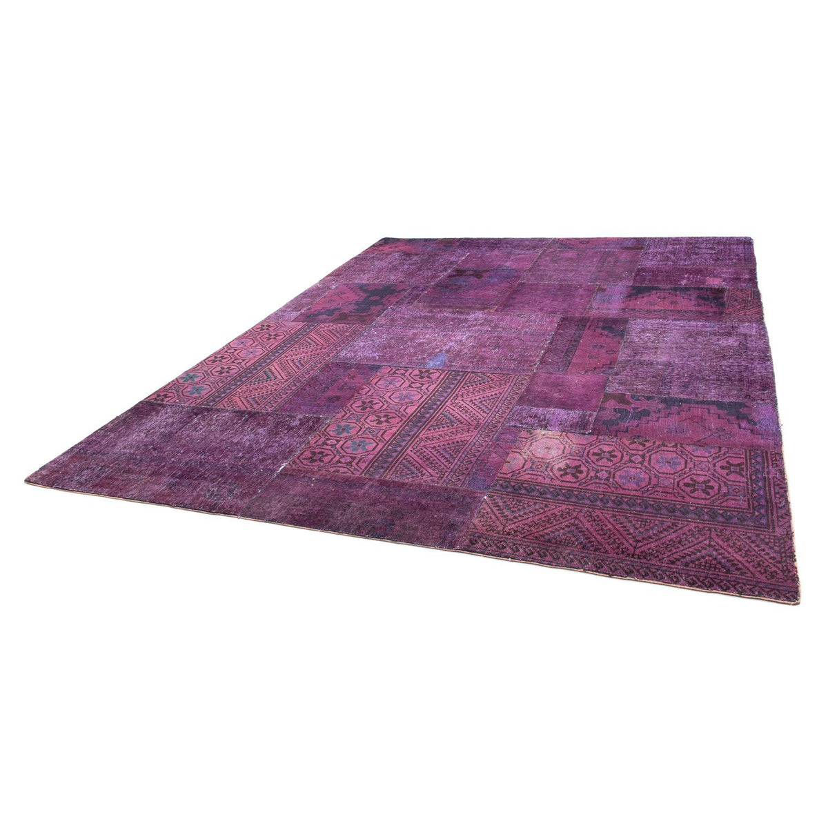 Tapis patchwork - 307 x 240 cm - multicolore