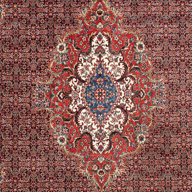 Tapis persan - Bidjar - 304 x 198 cm - rouge clair