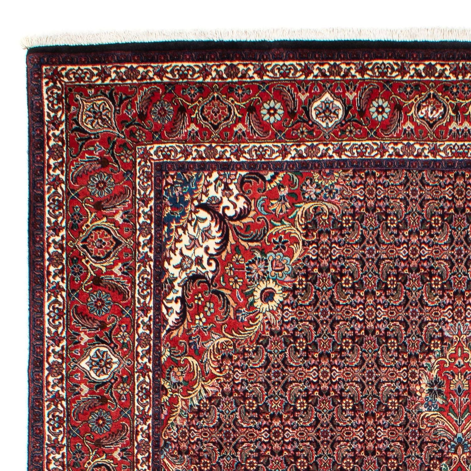 Tapis persan - Bidjar - 304 x 198 cm - rouge clair