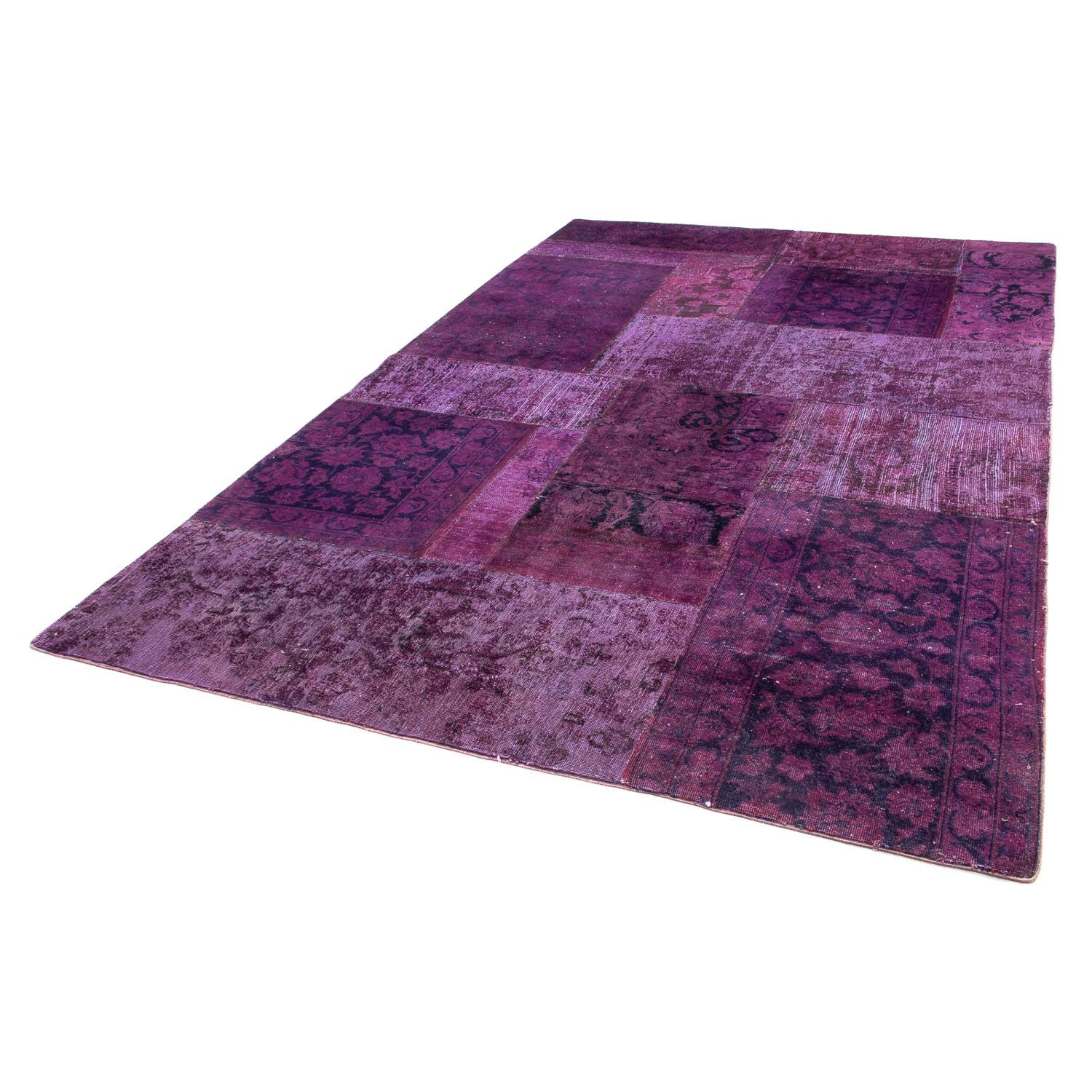 Tapis patchwork - 271 x 180 cm - multicolore