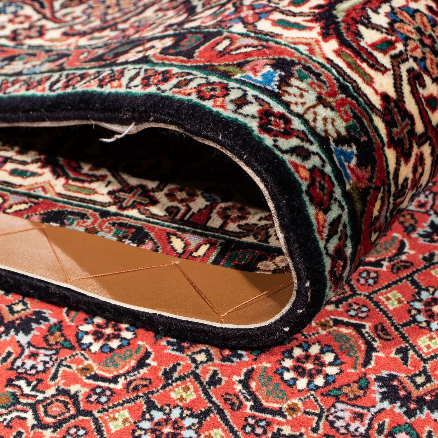 Tapis persan - Bidjar - 299 x 203 cm - rouge clair