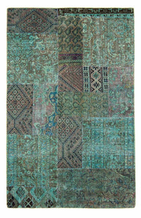 Tapis patchwork - 234 x 150 cm - multicolore