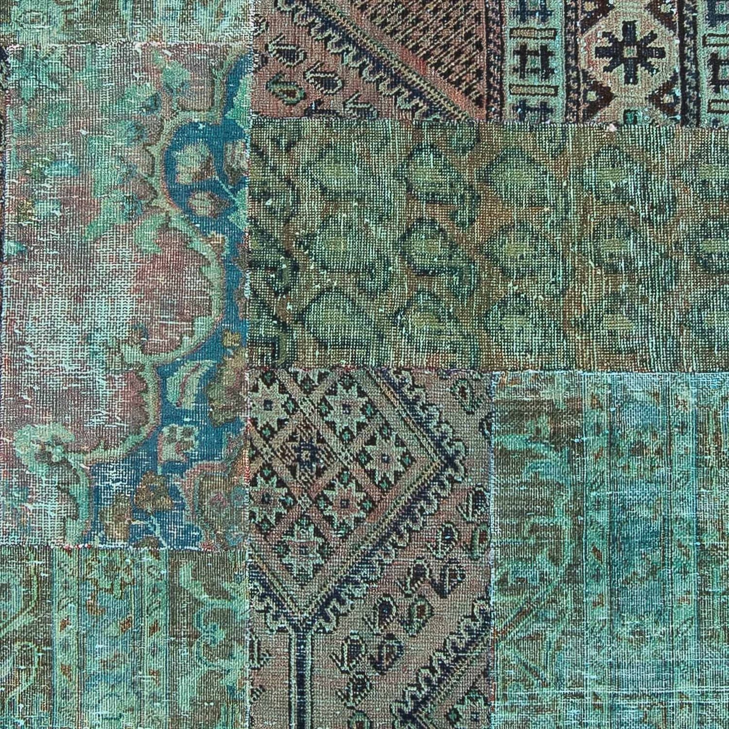 Tapis patchwork - 234 x 150 cm - multicolore