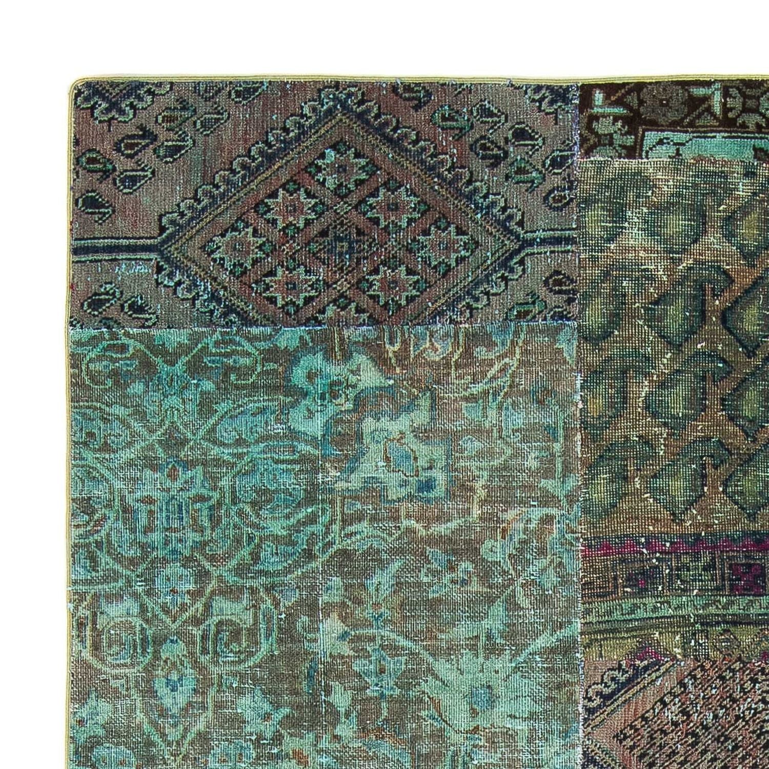 Tapis patchwork - 234 x 150 cm - multicolore