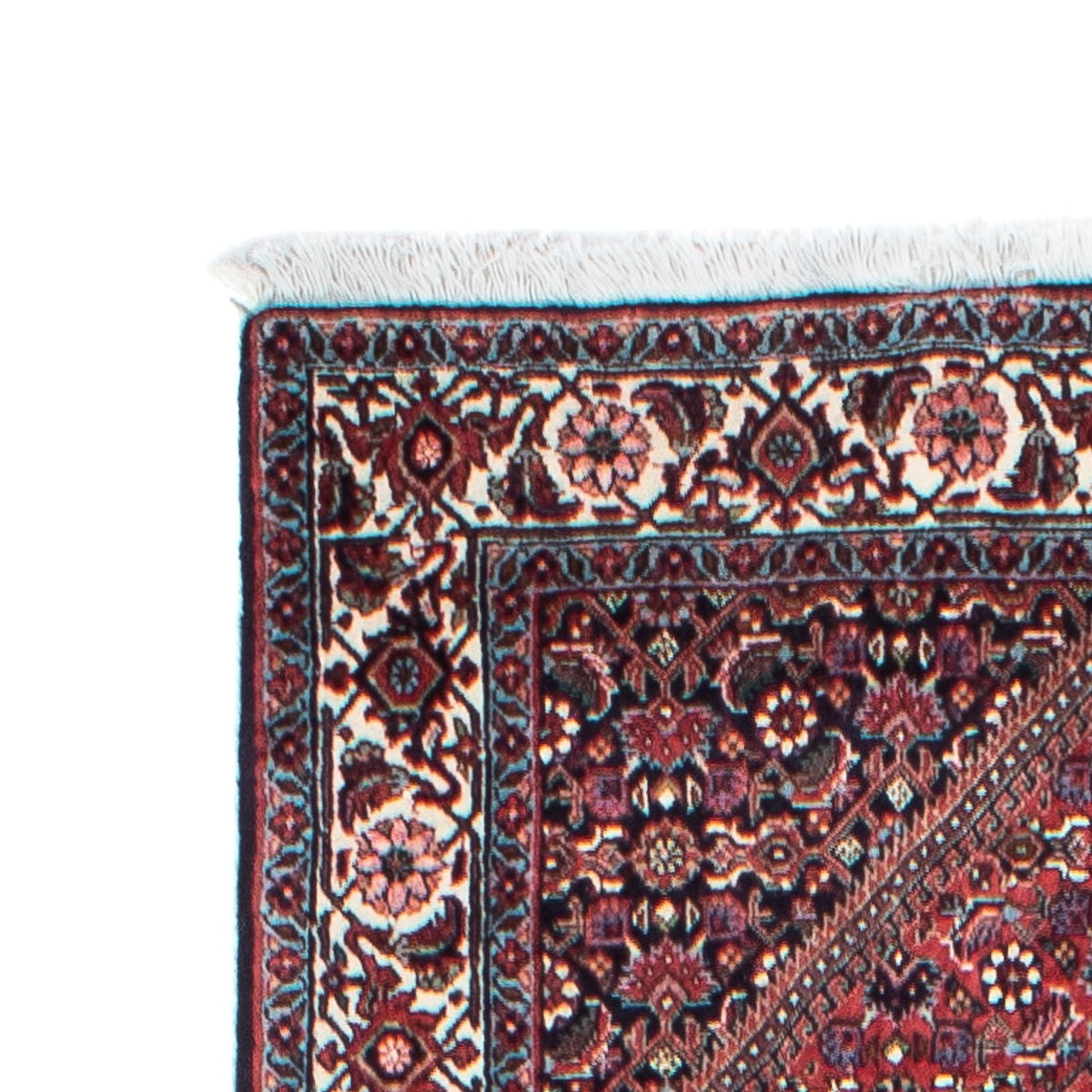 Tapis de couloir Tapis persan - Bidjar - 308 x 78 cm - rouge clair