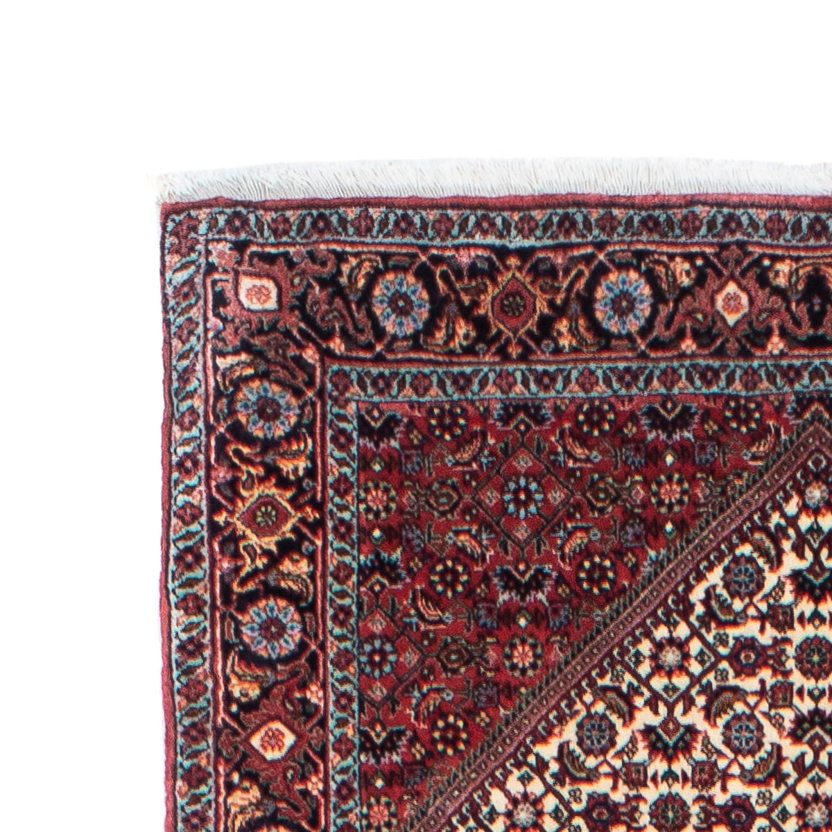 Tapis de couloir Tapis persan - Bidjar - 306 x 91 cm - beige