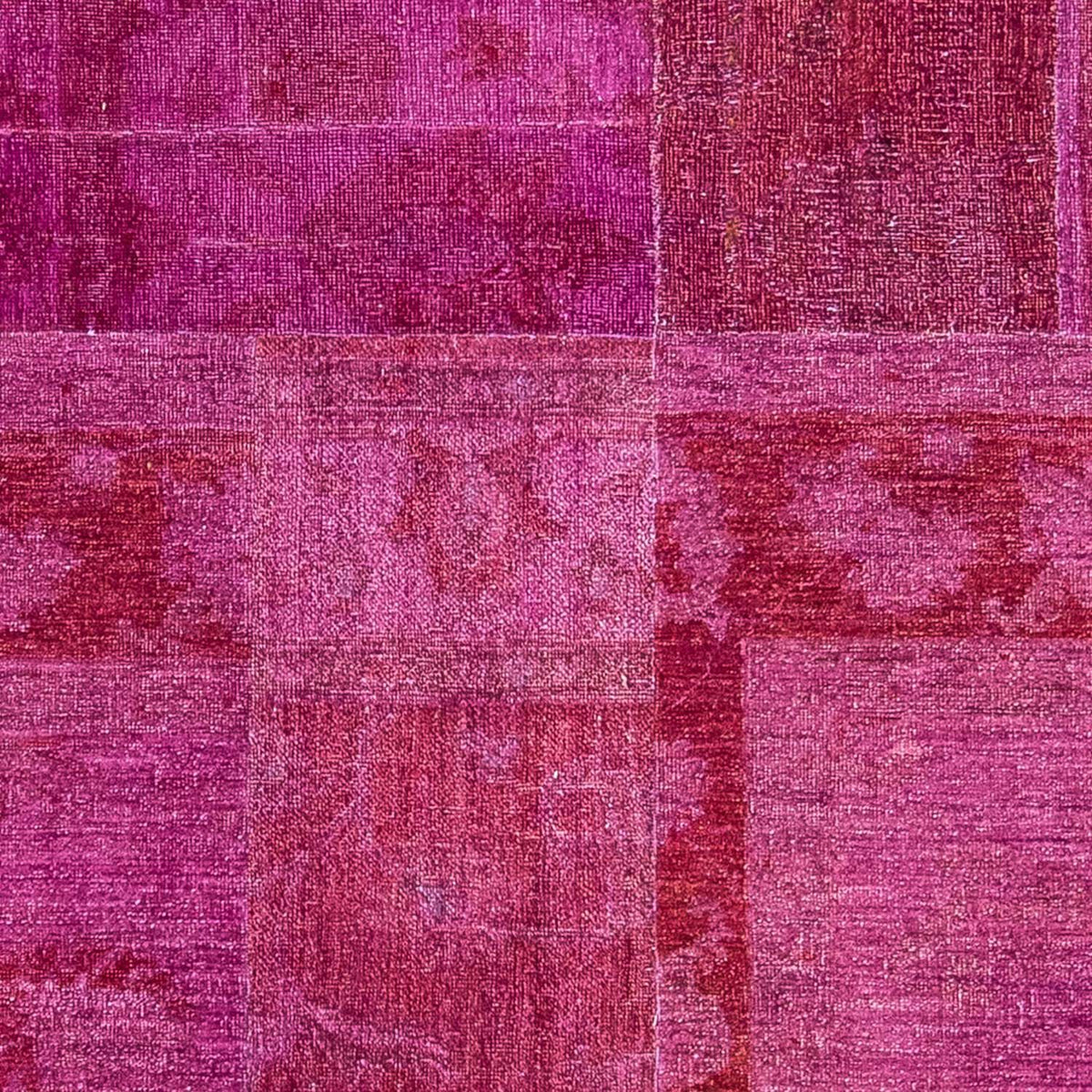Tapis patchwork - 271 x 182 cm - violet