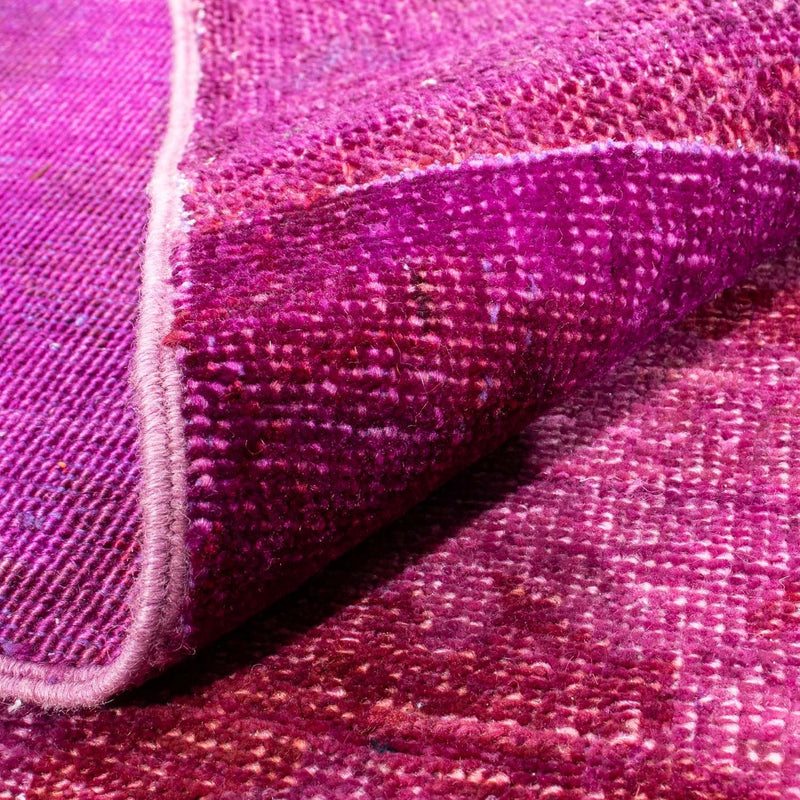 Tapis patchwork - 271 x 182 cm - violet