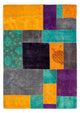 Tapis patchwork 232x164cm - Perserteppich Wollteppich