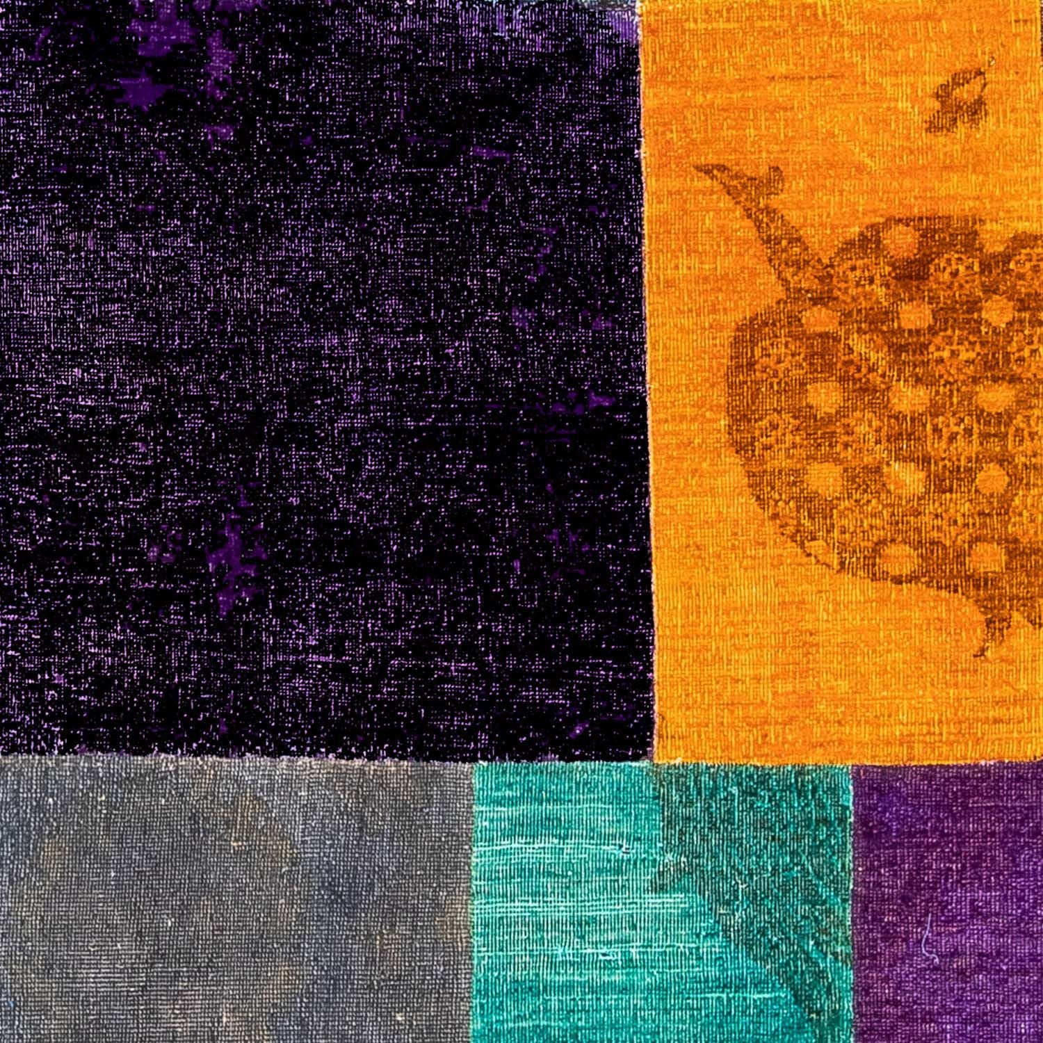 Tapis patchwork - 232 x 164 cm - multicolore