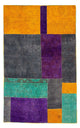 Tapis patchwork 237x146cm - Tapis en laine