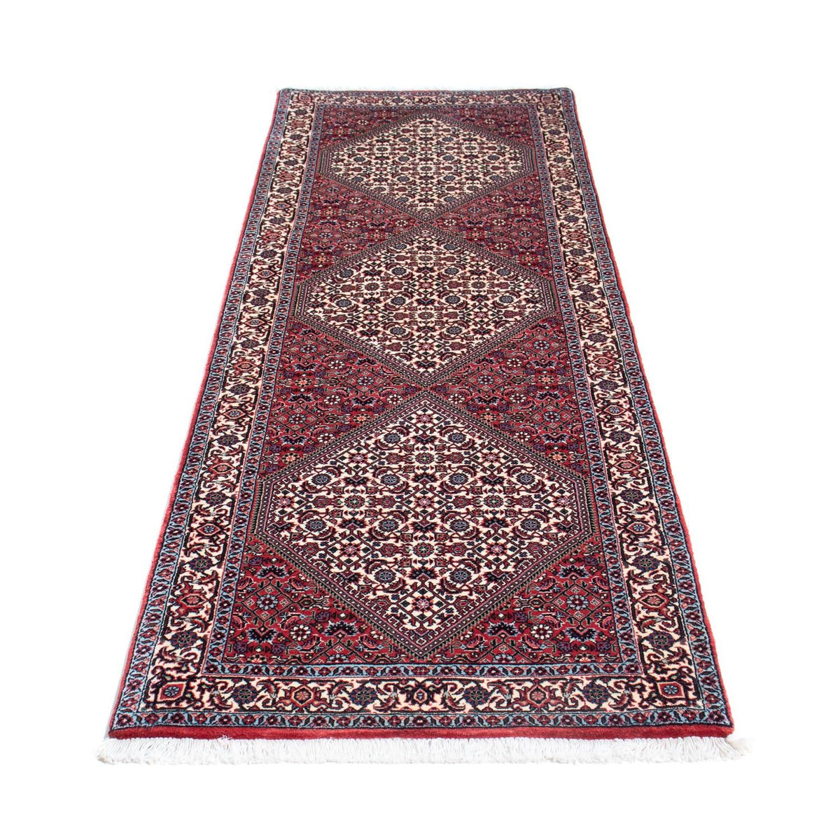 Tapis de couloir Tapis persan - Bidjar - 231 x 74 cm - beige