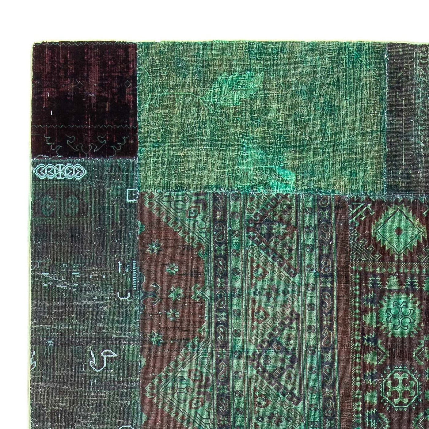 Tapis patchwork 270x175cm - Perserteppich Wollteppich