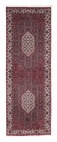 Tapis de couloir Tapis persan - Bidjar - 223 x 73 cm - rouge