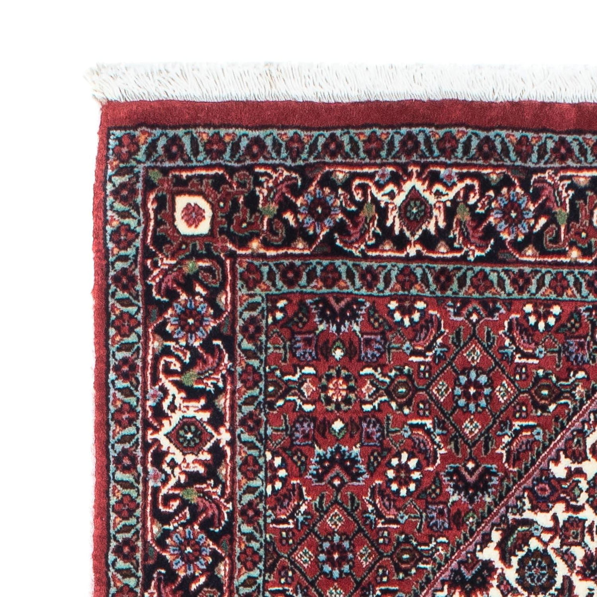 Tapis de couloir Tapis persan - Bidjar - 212 x 71 cm - rouge
