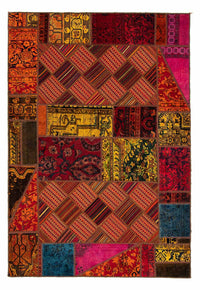 Tapis patchwork - 234 x 169 cm - multicolore