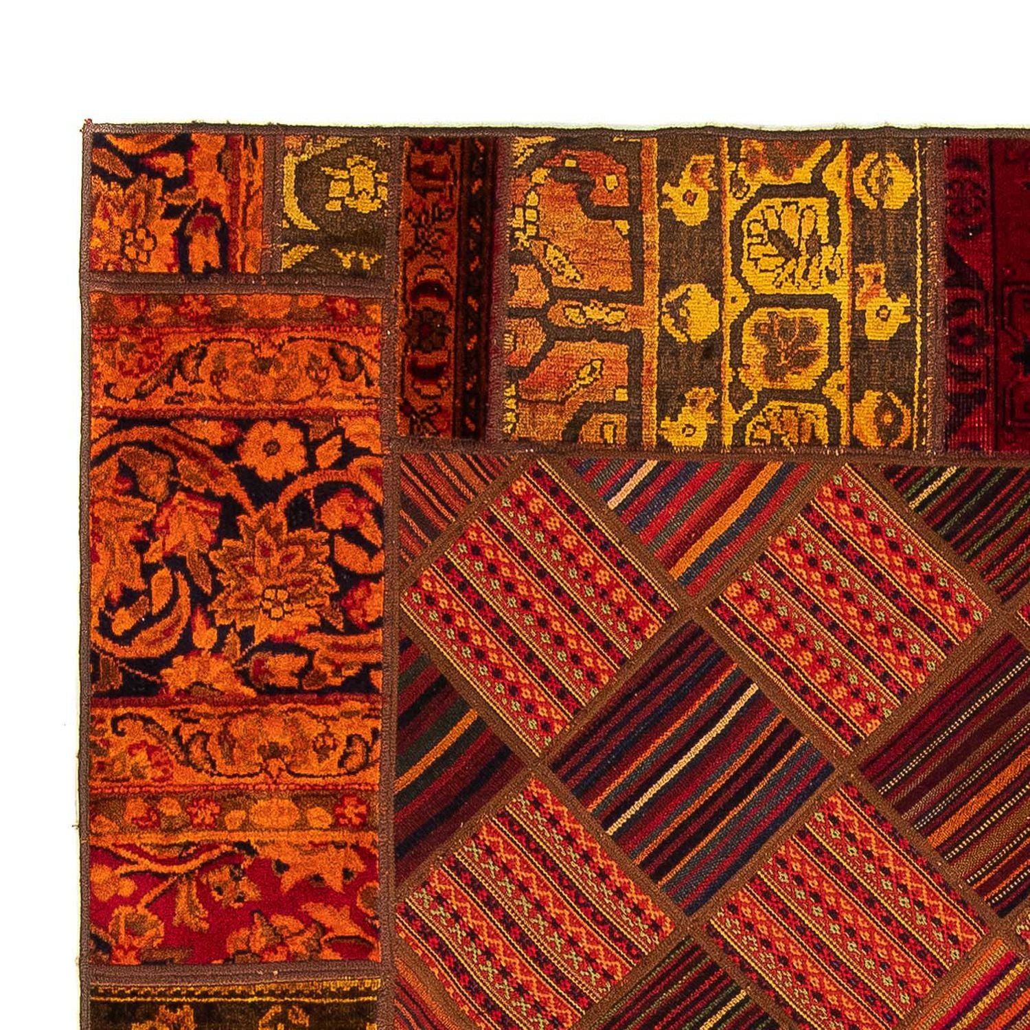 Tapis patchwork - 234 x 169 cm - multicolore