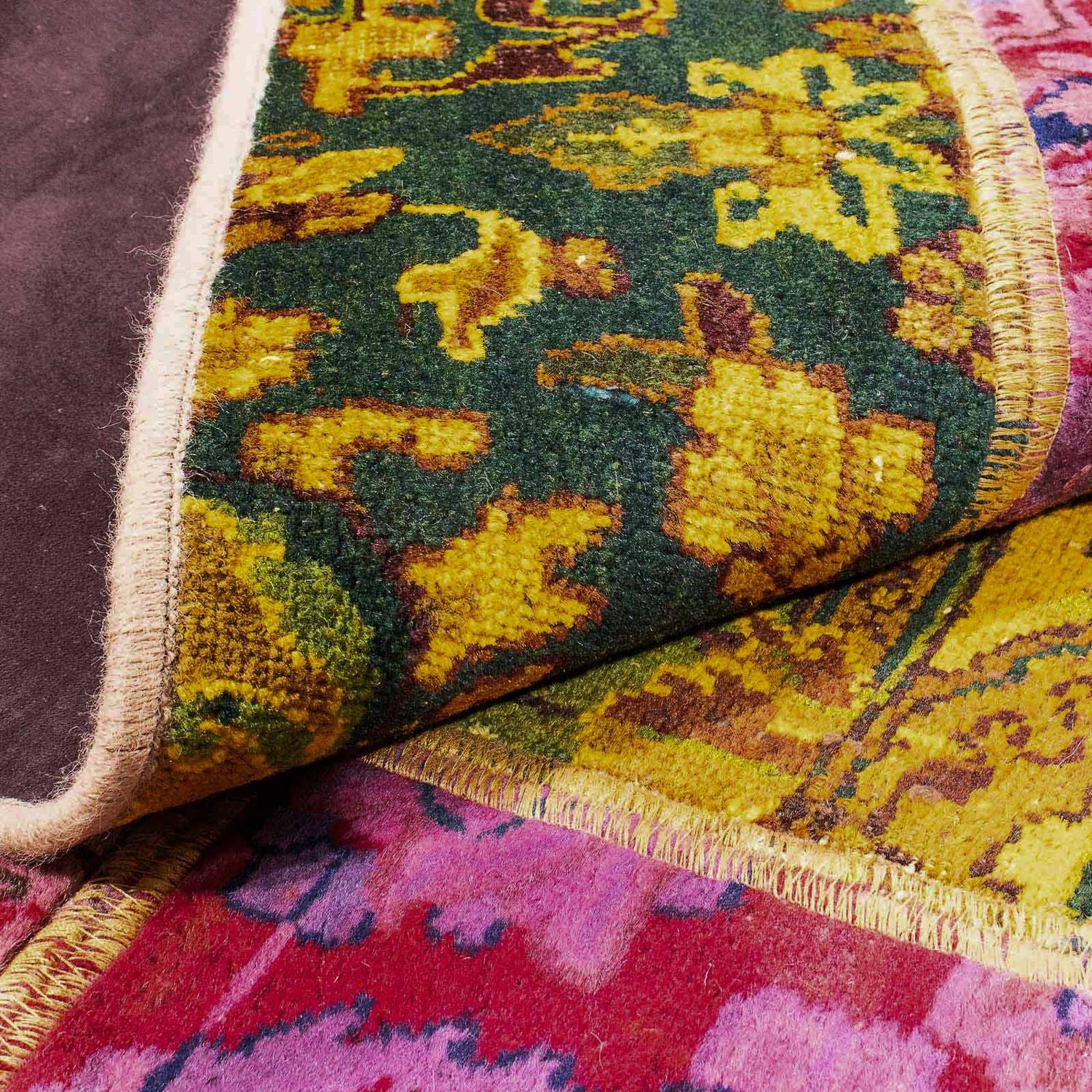 Tapis patchwork - 198 x 137 cm - multicolore