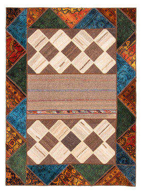 Tapis patchwork - 224 x 164 cm - multicolore