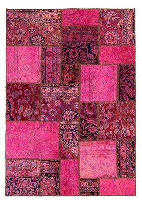 Tapis patchwork - 197 x 138 cm - multicolore