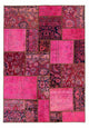 Tapis patchwork 197x138cm - Perserteppich Wollteppich