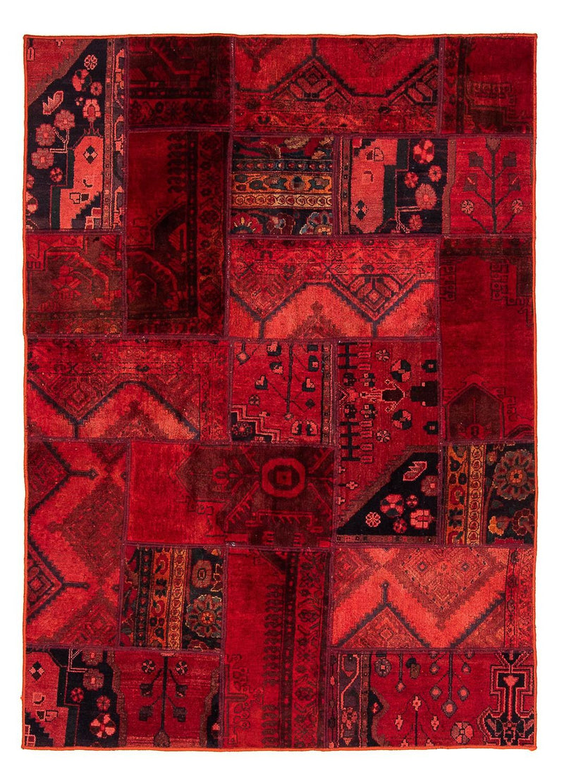 Tapis patchwork - 208 x 148 cm - multicolore