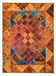 Tapis patchwork 234x176cm - Perserteppich Wollteppich