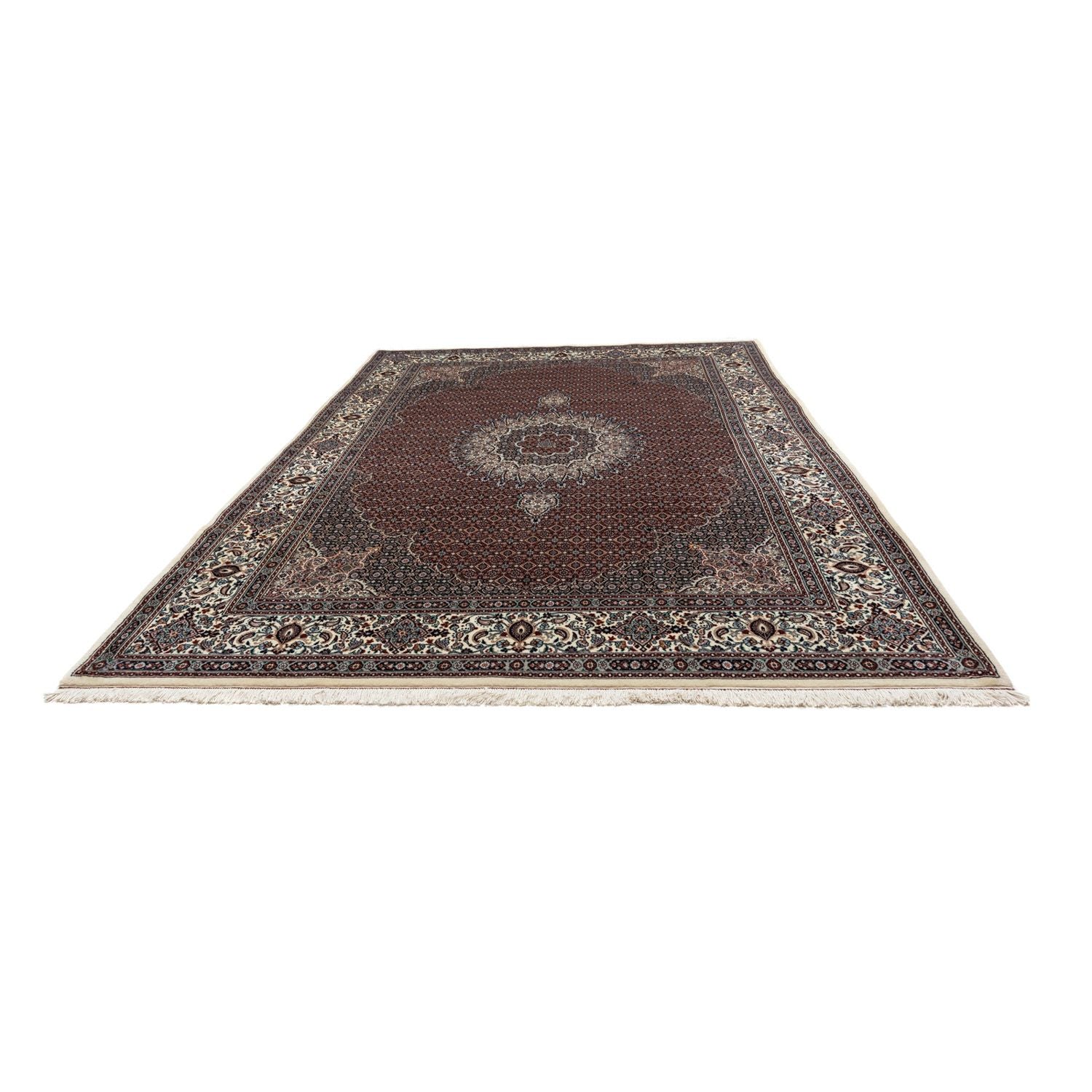 Tapis persan - Classique - 344 x 245 cm - rouge foncé
