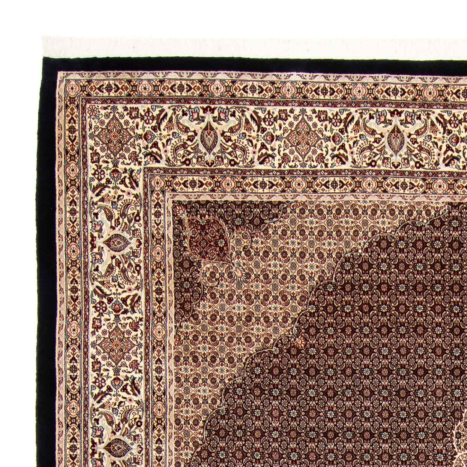 Tapis persan - Classique - 386 x 300 cm - bleu foncé