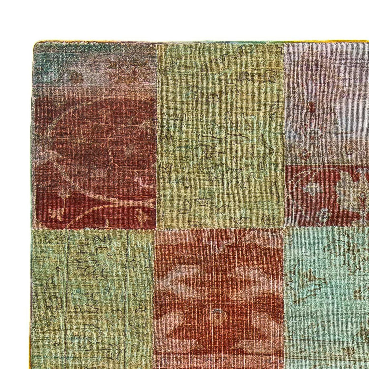 Tapis patchwork 223x150cm - Tapis en laine