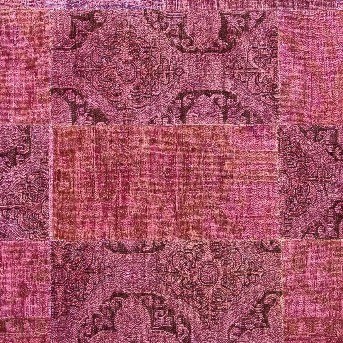 Tapis patchwork - 264 x 182 cm - multicolore