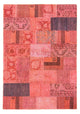 Tapis patchwork 166x237cm - Perserteppich Wollteppich