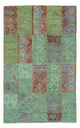 Tapis patchwork 148x242cm - Tapis en laine