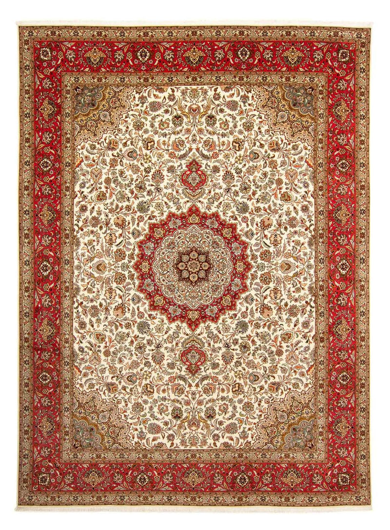 Tapis persan - Tabriz - Royal - 406 x 300 cm - rouge