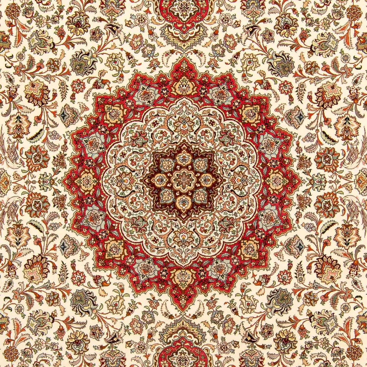 Tapis persan - Tabriz - Royal - 406 x 300 cm - rouge