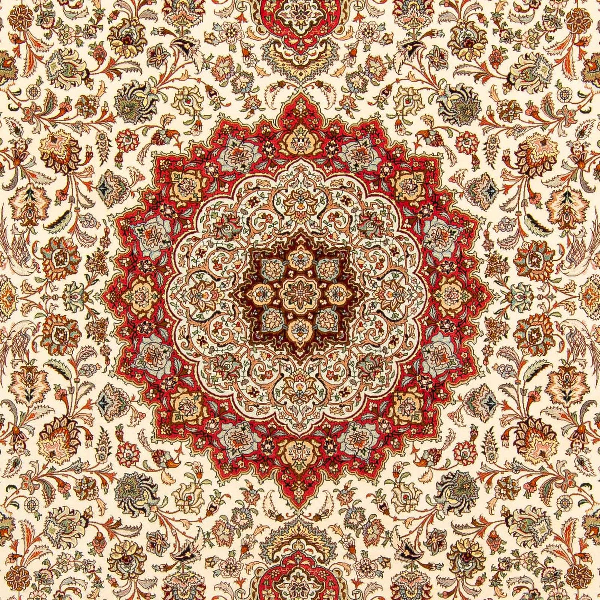 Tapis persan - Tabriz - Royal - 406 x 300 cm - rouge