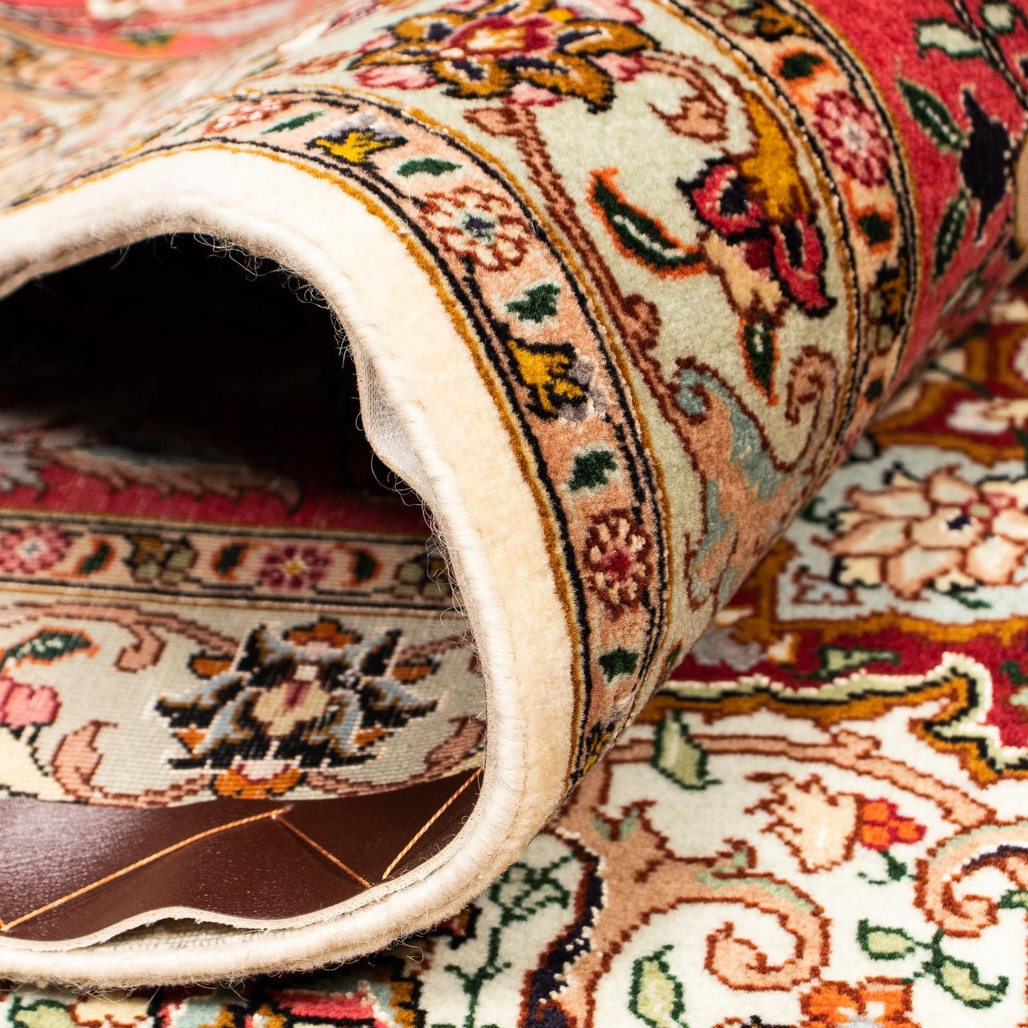 Tapis persan - Tabriz - Royal - 406 x 300 cm - rouge