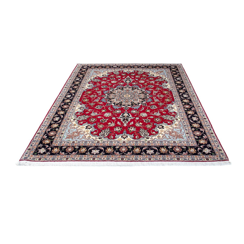 Tapis persan - Tabriz - Royal - 200 x 153 cm - rouge foncé