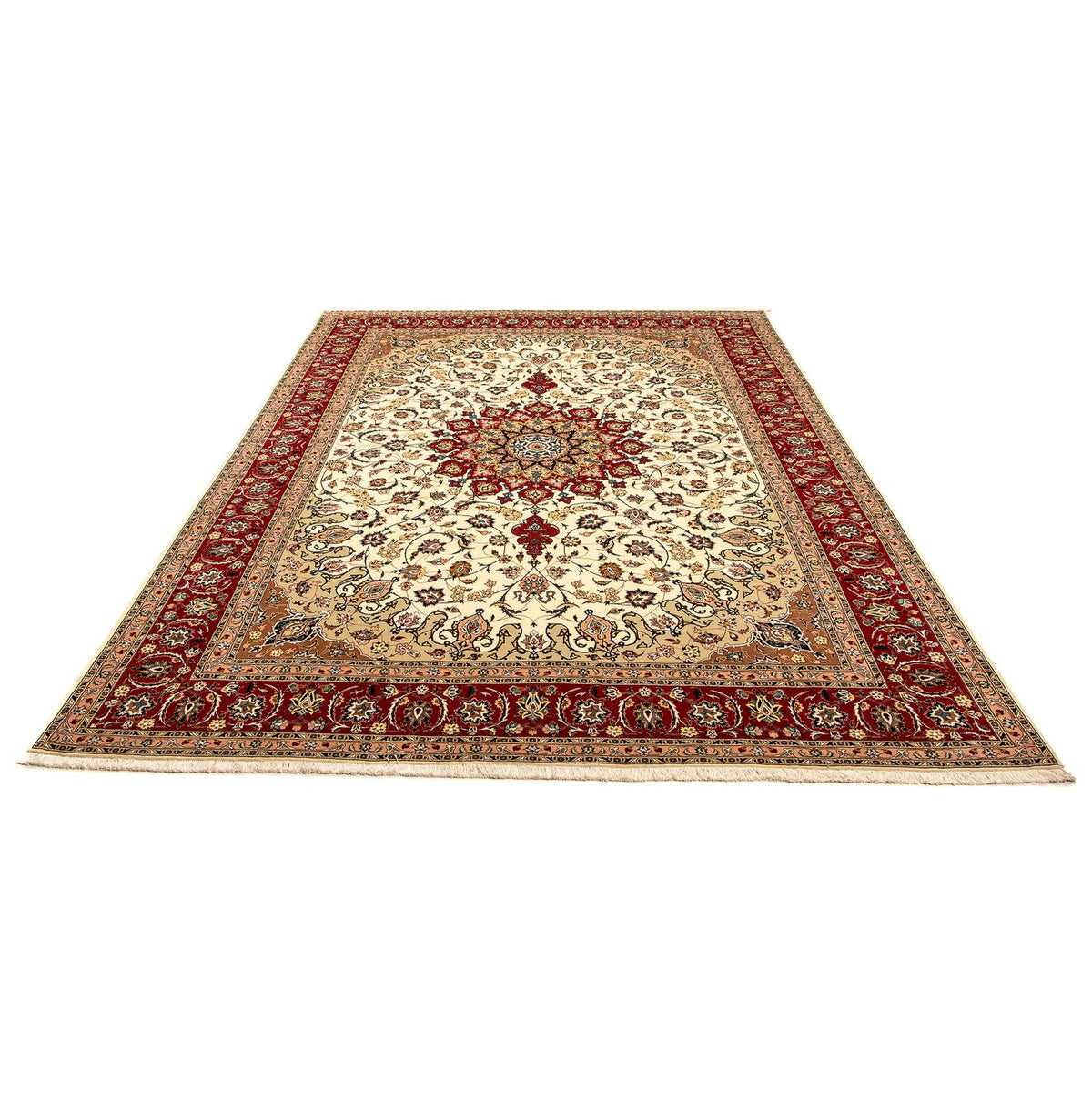 Tapis persan - Tabriz - Royal - 350 x 251 cm - beige