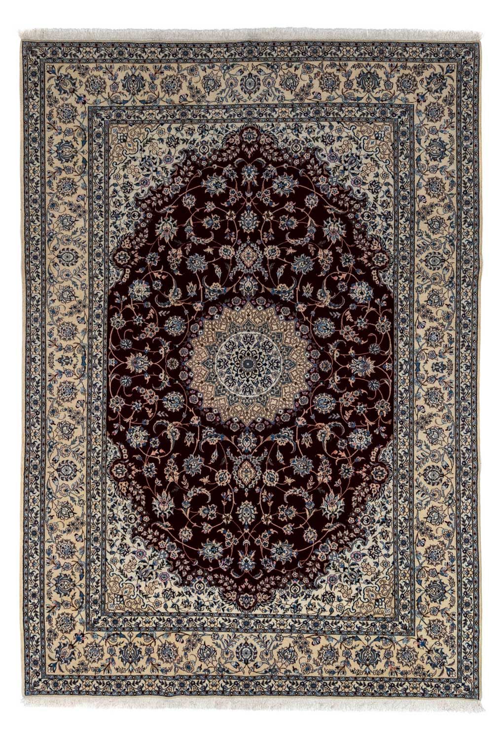 Tapis persan - Nain - Royal - 348 x 248 cm - noir