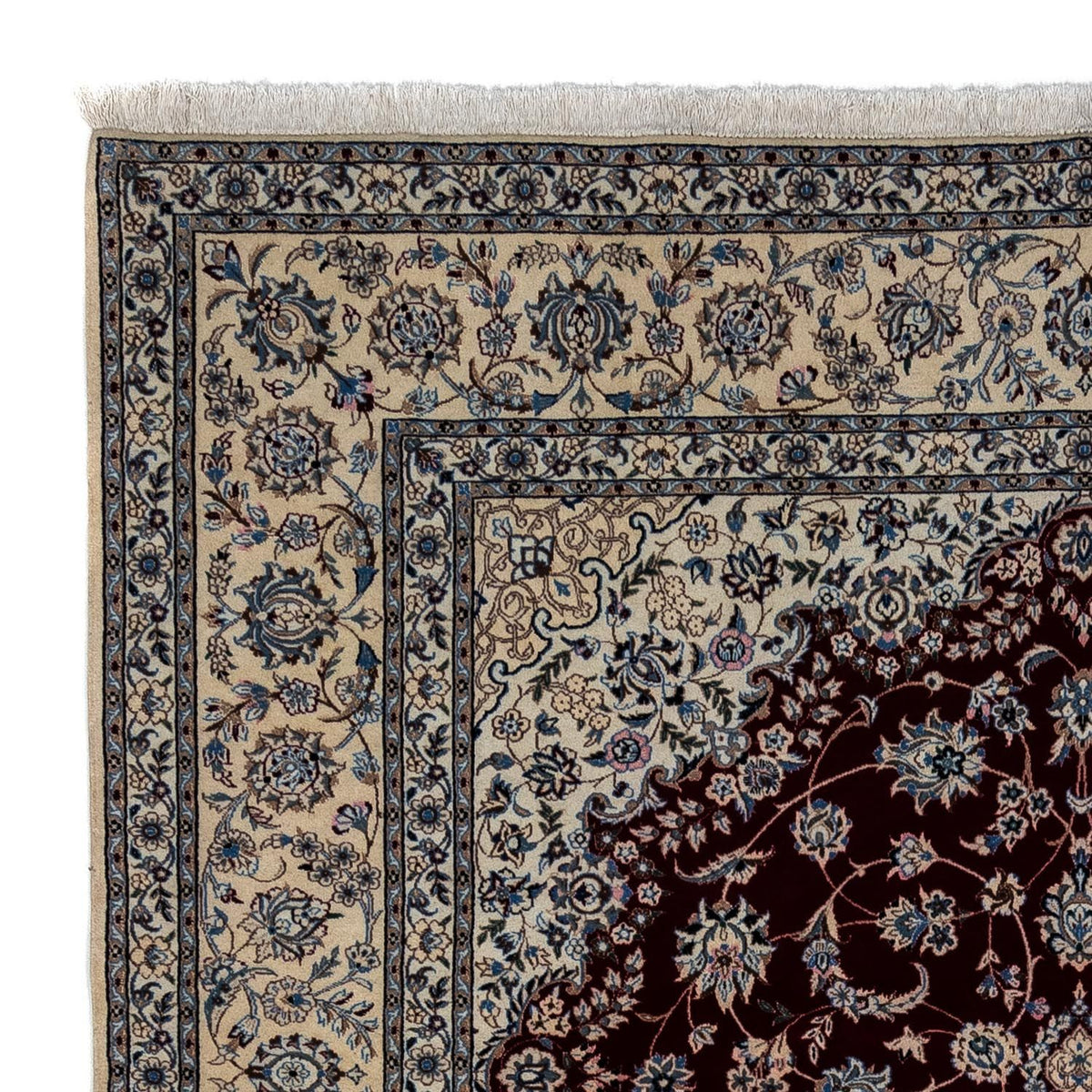 Tapis persan - Nain - Royal - 348 x 248 cm - noir