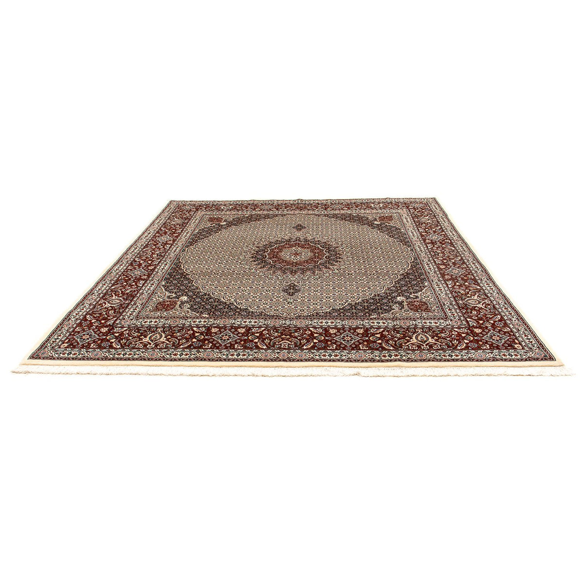 Tapis persan - Classique carré  - 262 x 250 cm - marron clair