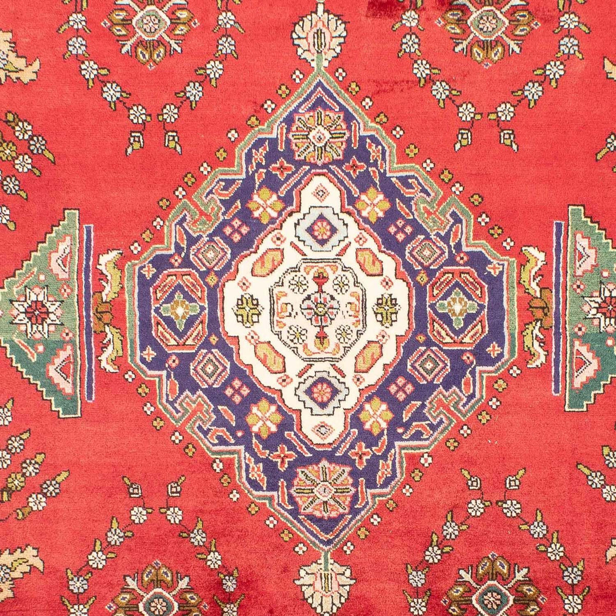 Tapis persan - Tabriz - 295 x 198 cm - rouge